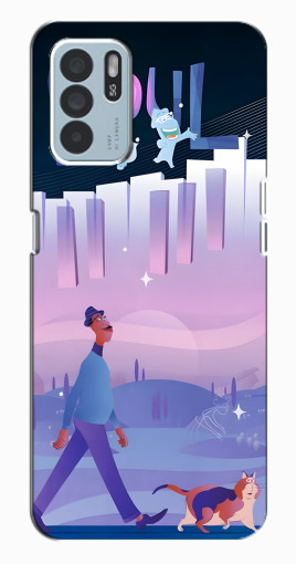 Чехол с принтом "Постер к мультику" для Oppo Reno6 Z Чехол с принтом "Постер к мультику" для Oppo Reno6 Z