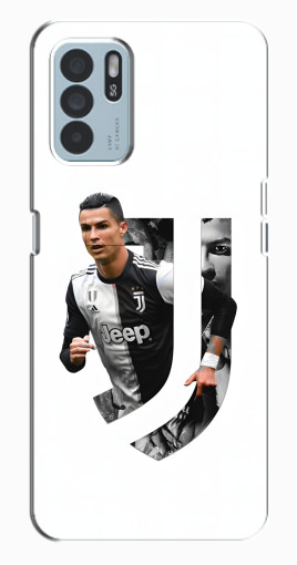 Силиконовый чехол с изображением "Роналду в Ювентусе" для Oppo Reno6 Z Силиконовый чехол с изображением "Роналду в Ювентусе" для Oppo Reno6 Z