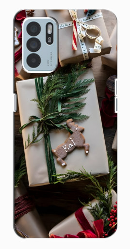 Чехол с печатью "Рождественские подарки" для Oppo Reno6 Z Чехол с печатью "Рождественские подарки" для Oppo Reno6 Z