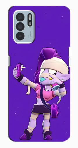 Силиконовый чехол с изображением "Селфи Емз" для Oppo Reno6 Z