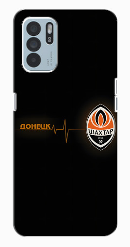 Силиконовый чехол с изображением "Шахтер в сердце" для Oppo Reno6 Z Силиконовый чехол с изображением "Шахтер в сердце" для Oppo Reno6 Z