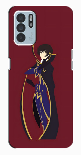 Силиконовый чехол с изображением "Силует Ламперужа" для Oppo Reno6 Z Силиконовый чехол с изображением "Силует Ламперужа" для Oppo Reno6 Z