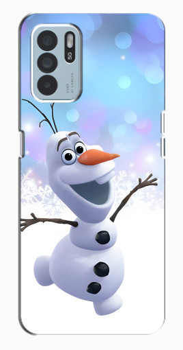 Чехол с принтом "Снеговик Олаф" для Oppo Reno6 Z Чехол с принтом "Снеговик Олаф" для Oppo Reno6 Z