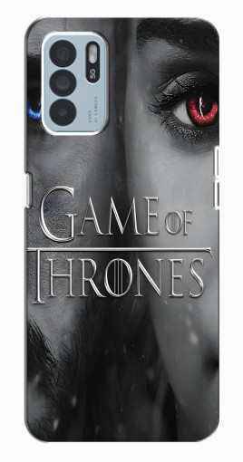 Чехол с картинкой "Сноу и Дейенерис" для Oppo Reno6 Z Чехол с картинкой "Сноу и Дейенерис" для Oppo Reno6 Z