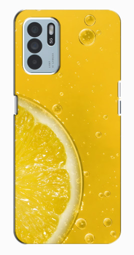Силиконовый чехол с изображением "Сочный лимон" для Oppo Reno6 Z Силиконовый чехол с изображением "Сочный лимон" для Oppo Reno6 Z