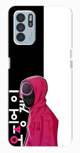 Чехол с картинкой "Солдат нолик" для Oppo Reno6 Z Чехол с картинкой "Солдат нолик" для Oppo Reno6 Z