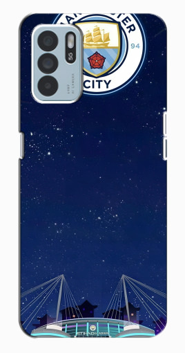 Силиконовый чехол с изображением "Стадион Ман Сити" для Oppo Reno6 Z Силиконовый чехол с изображением "Стадион Ман Сити" для Oppo Reno6 Z