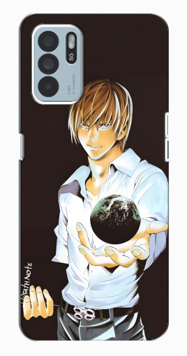 Чехол с картинкой "Стильный Лайт Ягами" для Oppo Reno6 Z Чехол с картинкой "Стильный Лайт Ягами" для Oppo Reno6 Z