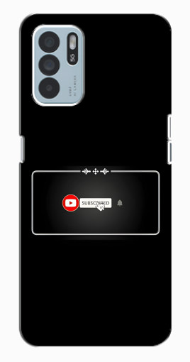 Чехол с печатью "subscribed" для Oppo Reno6 Z Чехол с печатью "subscribed" для Oppo Reno6 Z