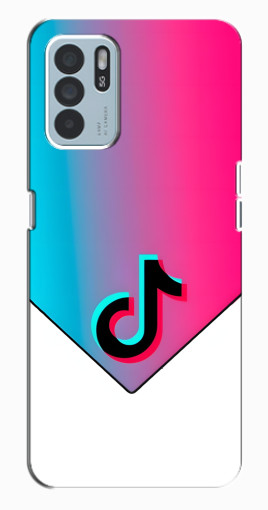 Чехол с принтом "Tiktok Logo" для Oppo Reno6 Z Чехол с принтом "Tiktok Logo" для Oppo Reno6 Z