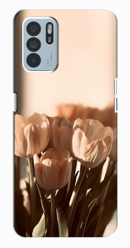 Чехол с печатью "Тюльпаны на солнце" для Oppo Reno6 Z Чехол с печатью "Тюльпаны на солнце" для Oppo Reno6 Z