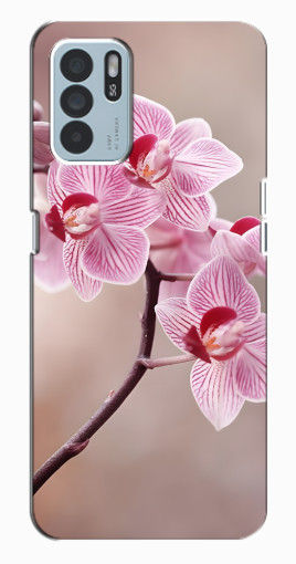 Чехол с картинкой "Веточка орхидеи" для Oppo Reno6 Z Чехол с картинкой "Веточка орхидеи" для Oppo Reno6 Z