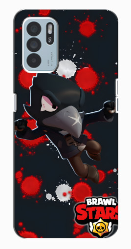 Чехол с картинкой "Ворон Бравл Старс" для Oppo Reno6 Z Чехол с картинкой "Ворон Бравл Старс" для Oppo Reno6 Z