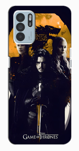 Чехол с принтом "Winter Coming" для Oppo Reno6 Z Чехол с принтом "Winter Coming" для Oppo Reno6 Z