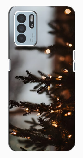 Чехол с принтом "Елка с гирляндой" для Oppo Reno6 Z Чехол с принтом "Елка с гирляндой" для Oppo Reno6 Z