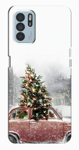 Чехол с печатью "Елка в машине" для Oppo Reno6 Z Чехол с печатью "Елка в машине" для Oppo Reno6 Z