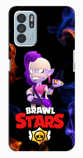 Чехол с картинкой "Емз в огне" для Oppo Reno6 Z