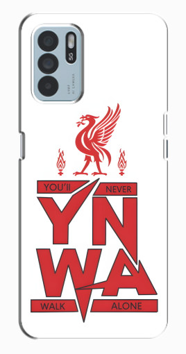 Чехол с принтом "YNWA" для Oppo Reno6 Z