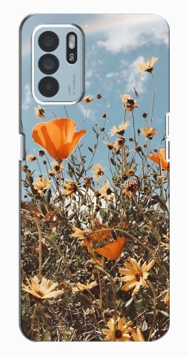 Чехол с принтом "Желтые цветы" для Oppo Reno6 Z Чехол с принтом "Желтые цветы" для Oppo Reno6 Z