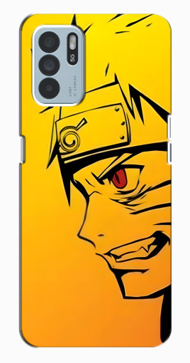 Чехол с картинкой "Злой Наруто" для Oppo Reno6 Z Чехол с картинкой "Злой Наруто" для Oppo Reno6 Z