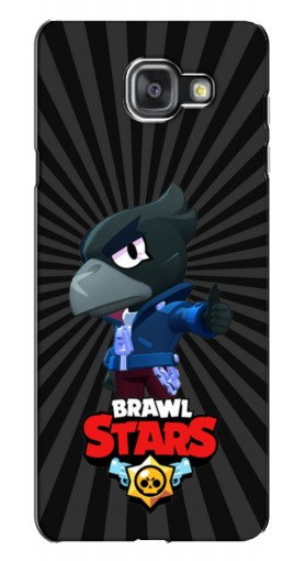 Чехол с картинкой «Crow Brawl Stars» для Samsung Galaxy A7 2016 / A7100 / A710F