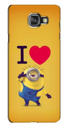 Чехол с картинкой «I Love Minion» для Samsung Galaxy A7 2016 / A7100 / A710F