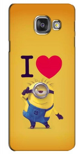 Чехол с печатью «I Love Minion»  для Samsung Galaxy A3 2016 / A3100 / A310F