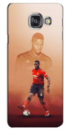 Чехол с печатью «Pogba с Манчестера»  для Samsung Galaxy A3 2016 / A3100 / A310F