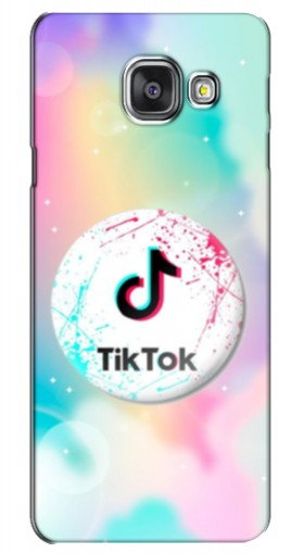 Силиконовый чехол с изображением «TikTok принт» для Samsung Galaxy A3 2016 / A3100 / A310F