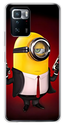Силиконовый чехол с изображением "Агент Миньон" для Xiaomi POCO X3 GT