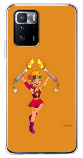 Чехол с принтом "Амбер ликует" для Xiaomi POCO X3 GT
