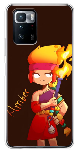 Чехол с принтом "Amber с факелом" для Xiaomi POCO X3 GT