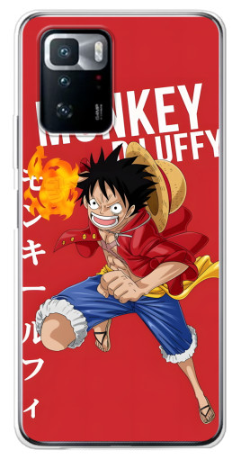 Чехол с печатью "Атакующий D Luffy" для Xiaomi POCO X3 GT