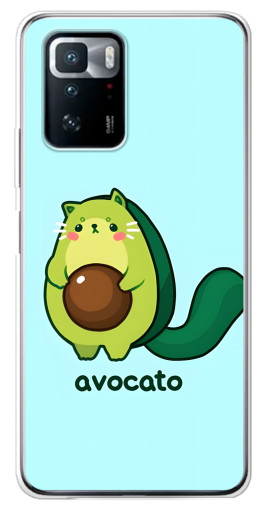 Чехол с принтом "Avocato" для Xiaomi POCO X3 GT