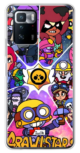 Чехол с печатью "Brawl заставка" для Xiaomi POCO X3 GT
