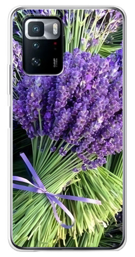 Чехол с картинкой "Букет лаванды" для Xiaomi POCO X3 GT