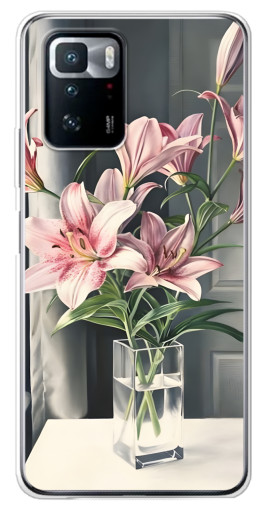 Чехол с печатью "Букет лилии" для Xiaomi POCO X3 GT
