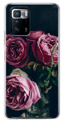 Силиконовый чехол с изображением "Букет роз" для Xiaomi POCO X3 GT