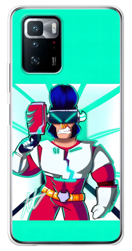 Чехол с картинкой "Булл в очках" для Xiaomi POCO X3 GT