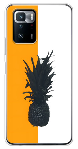 Чехол с картинкой "Черный Ананас" для Xiaomi POCO X3 GT