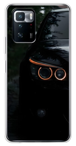 Чехол с печатью "Черный БМВ" для Xiaomi POCO X3 GT