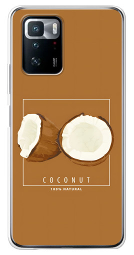 Чехол с принтом "Coconut" для Xiaomi POCO X3 GT