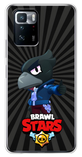 Чехол с картинкой "Crow Brawl Stars" для Xiaomi POCO X3 GT