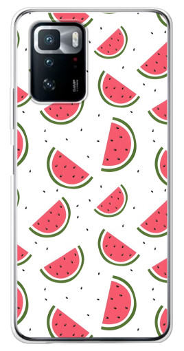 Чехол с печатью "Дольки арбуза" для Xiaomi POCO X3 GT