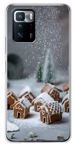 Чехол с принтом "Домики из пряников" для Xiaomi POCO X3 GT