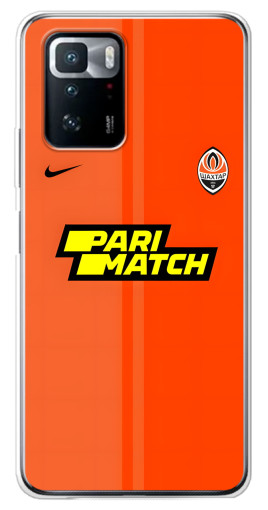 Чехол с принтом "Форма ФК Шахтер" для Xiaomi POCO X3 GT