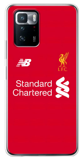 Силиконовый чехол с изображением "Форма Liverpool" для Xiaomi POCO X3 GT