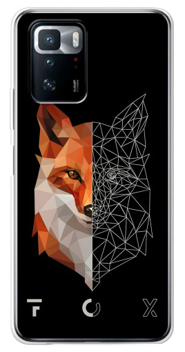 Чехол с принтом "Fox" для Xiaomi POCO X3 GT