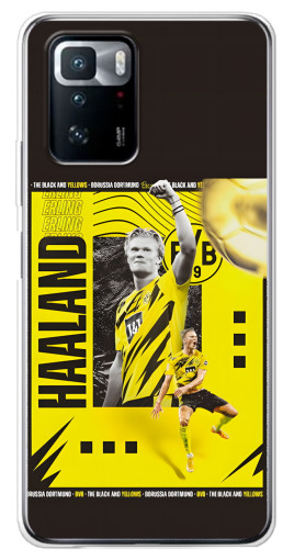 Чехол с картинкой "Golden Haaland" для Xiaomi POCO X3 GT