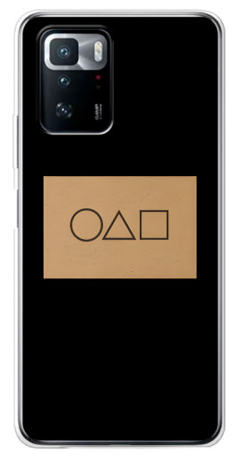 Чехол с принтом "Карточка Кальмара" для Xiaomi POCO X3 GT